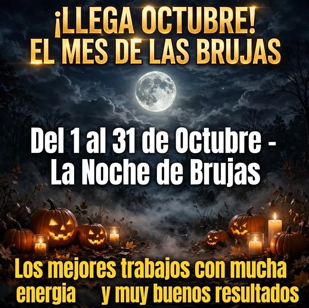 Octubre, el mes de las brujas